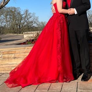 Sherri Hill Ball Gown Prom Dress Size 6 Adjustable ties, can fit sizes from 2-10